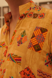 Marigold Mosaic Shirt