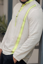 Load image into Gallery viewer, Citrus Stripe Kurta
