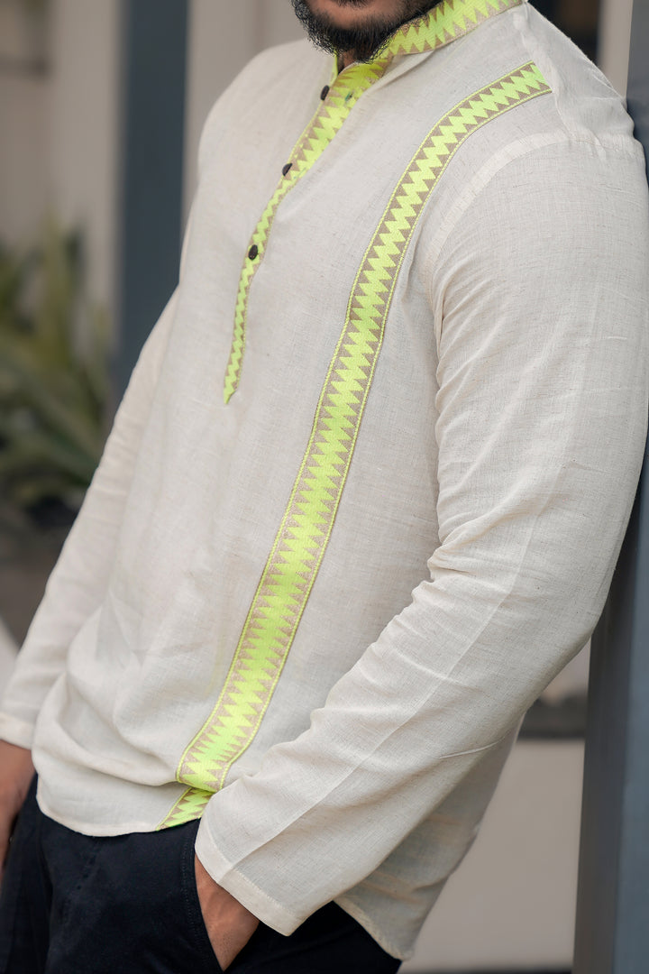 Citrus Stripe Kurta
