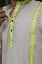 Load image into Gallery viewer, Citrus Stripe Kurta
