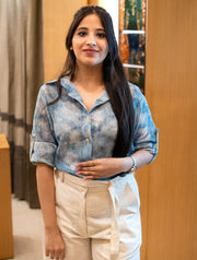 Sapphire Flora Shirt