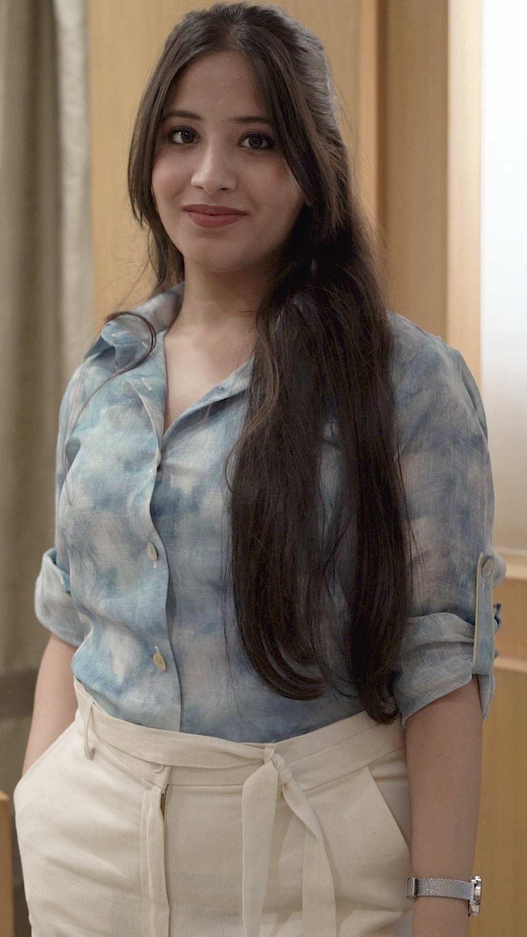 Sapphire Flora Shirt